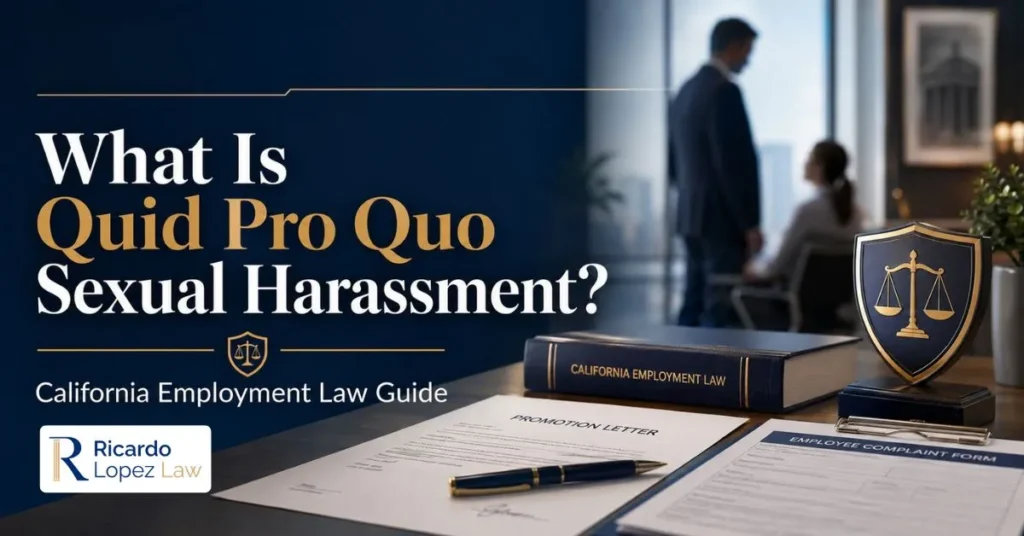 What Is Quid Pro Quo Sexual Harassment