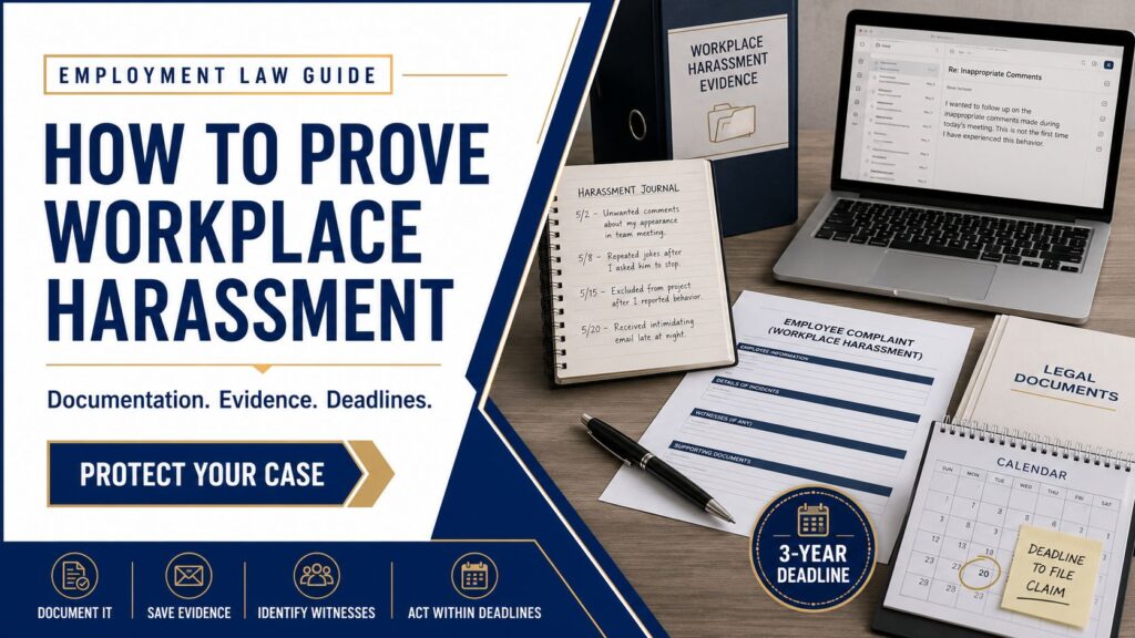 How to Prove Harassment in the Workplace